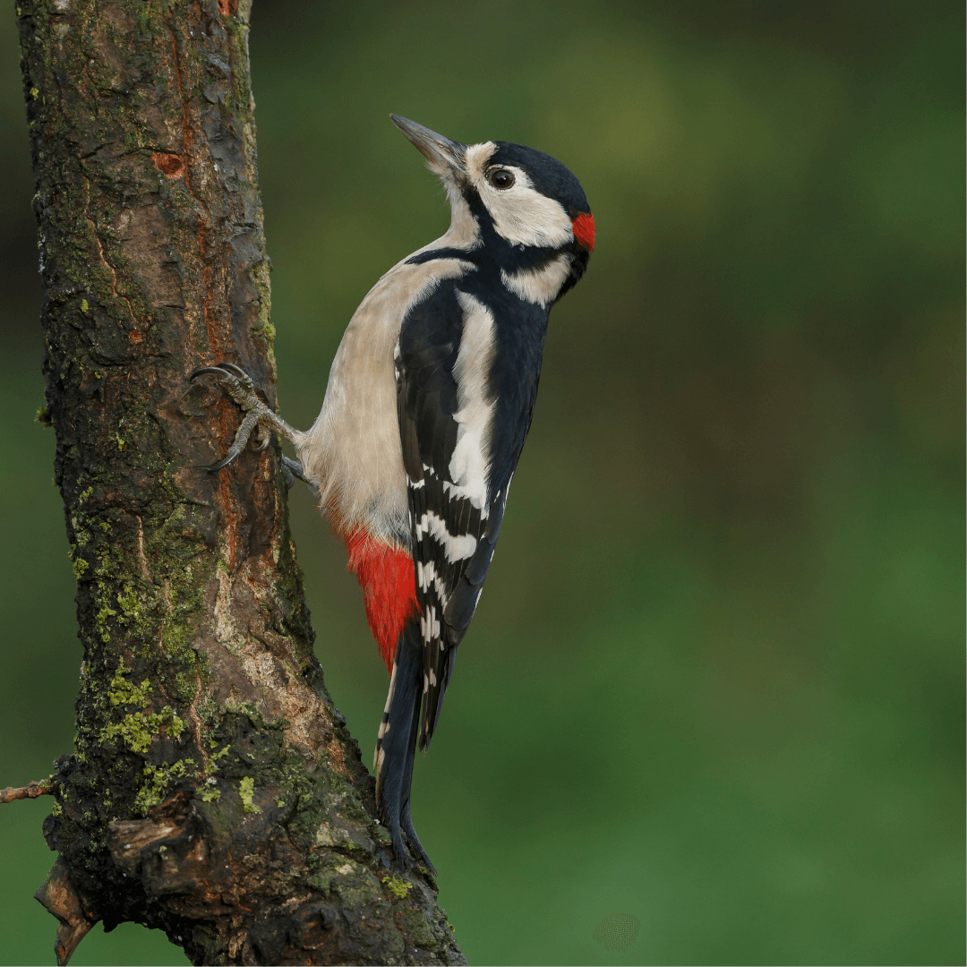 Buntspecht Kleinkind im Wald